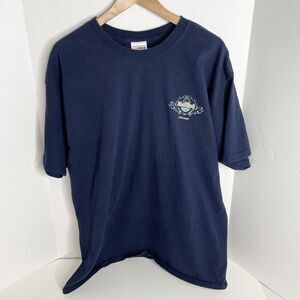 Hard Rock Cafe Chicago Graphic T-Shirt, XL, Dark Blue, Short Sleeve